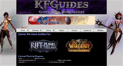 Desktop Screenshot of kfguides.com